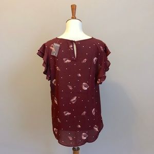 LOFT Tops - Flower Print Blouse LOFT Tops - Flower Print Blouse